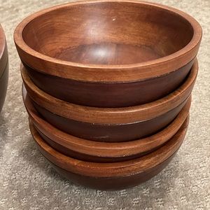 Pottery Barn Wooden SMALL Salad Bowls only